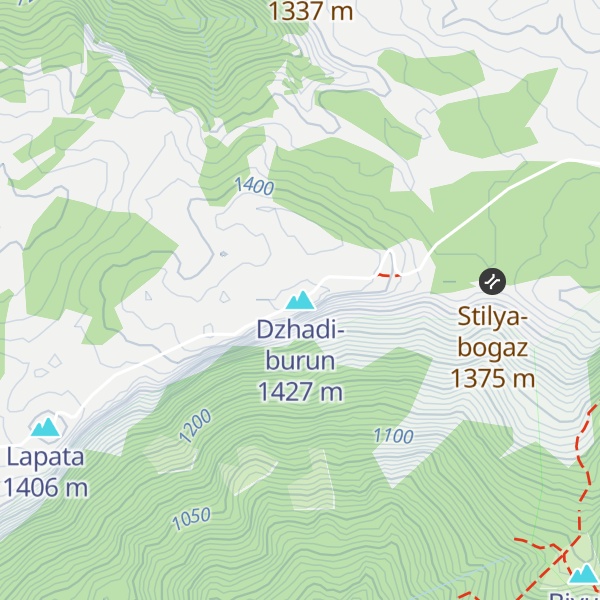Map of Dzhadi-burun