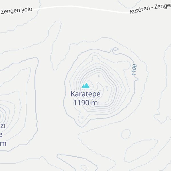 Map of Karatepe