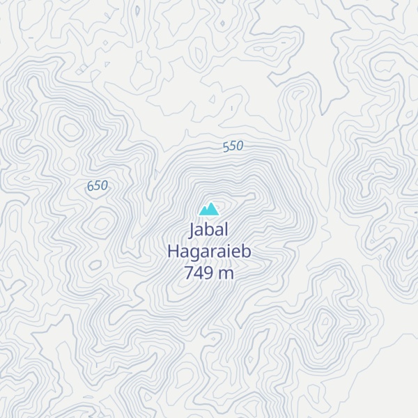 Map of Jabal Hagaraieb