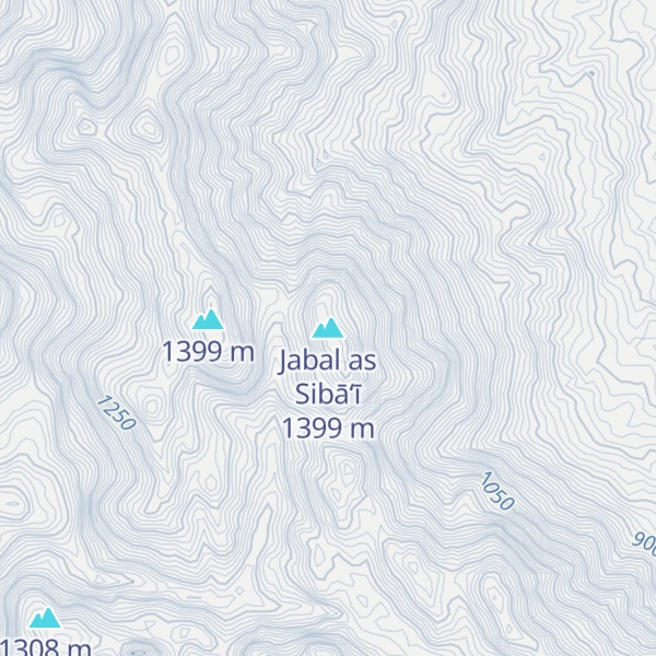 Map of Jabal as Sibā‘ī