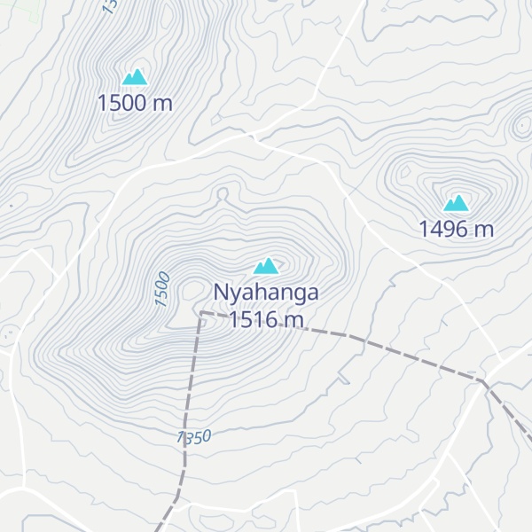 Map of Nyahanga
