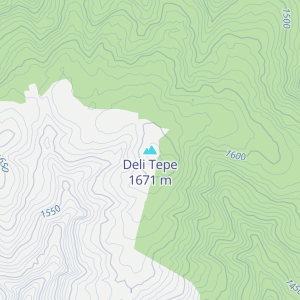 Map of Deli Tepe