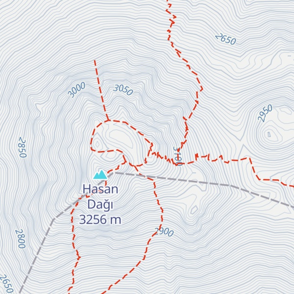 Map of Hasan Dağı Küçük Zirve