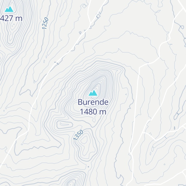 Map of Burende