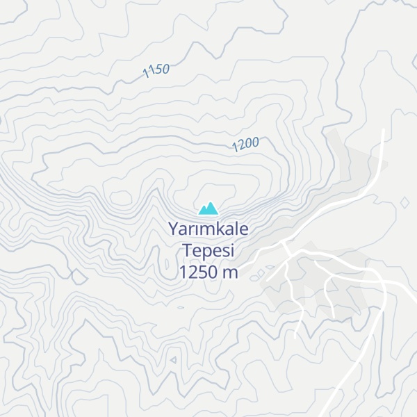 Map of Yarımkale Tepesi