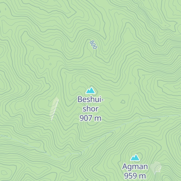 Map of Beshui-shor
