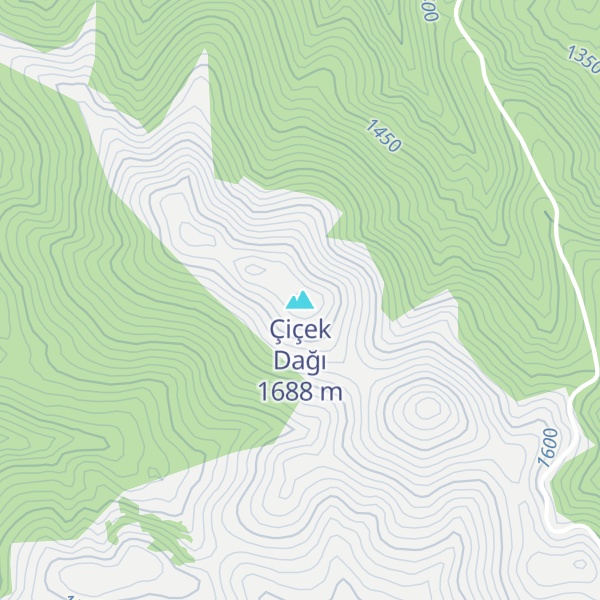 Map of Çiçek Dağı