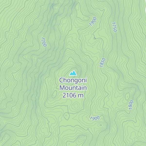 Map of Chongoni Mountain