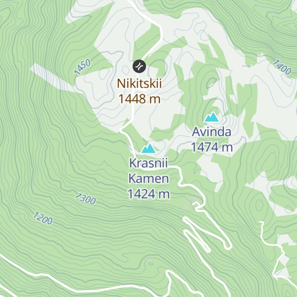 Map of Krasnii Kamen