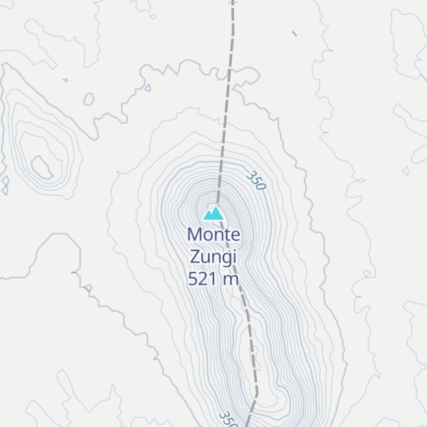 Map of Monte Zungi