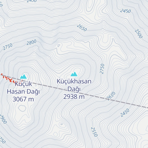 Map of Küçükhasan Dağı