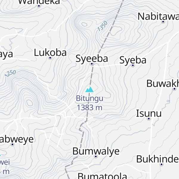 Map of Bitungu
