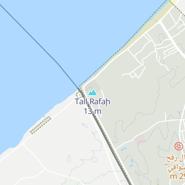 Map of Tall Rafaḩ