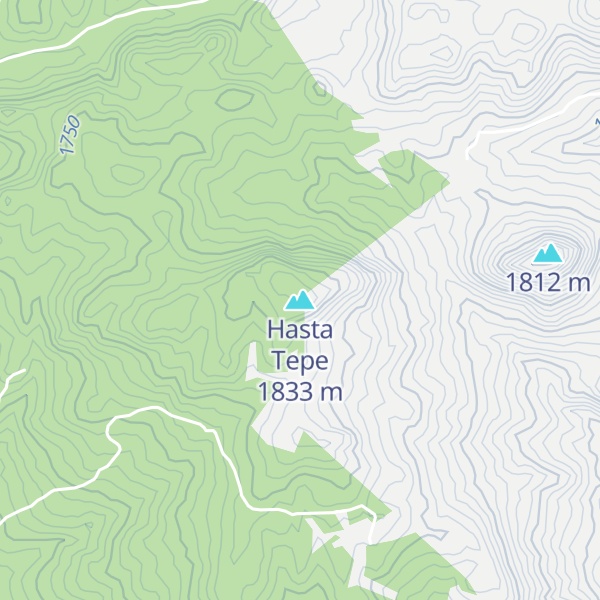 Map of Hasta Tepe