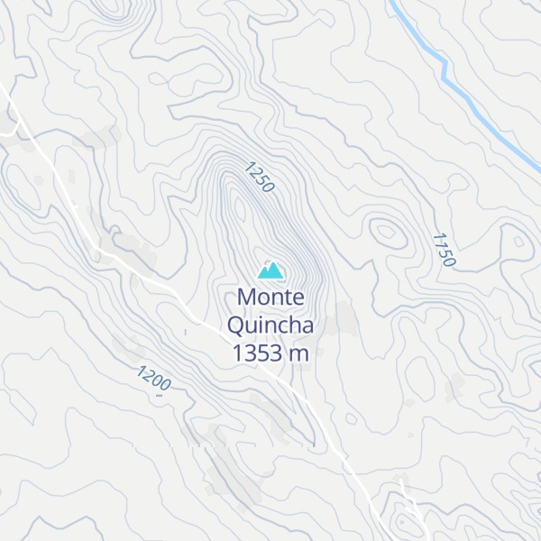 Map of Monte Quincha
