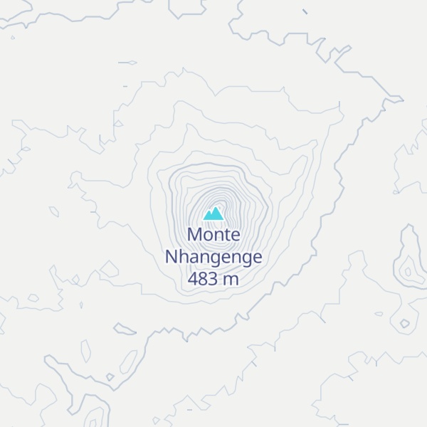 Map of Monte Nhangenge