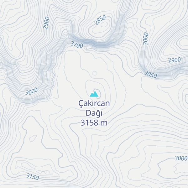 Map of Çakırcan Dağı
