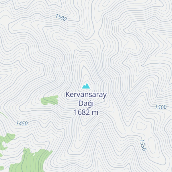 Map of Kervansaray Dağı