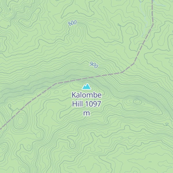 Map of Kalombe Hill