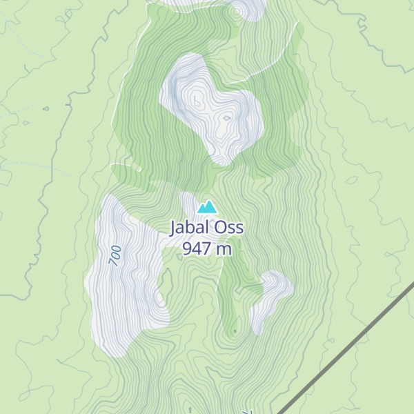 Map of Jabal Oss