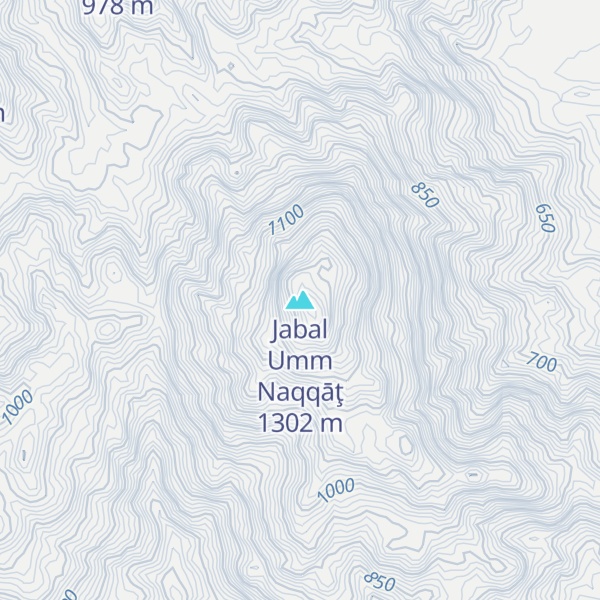 Map of Jabal Umm Naqqāţ