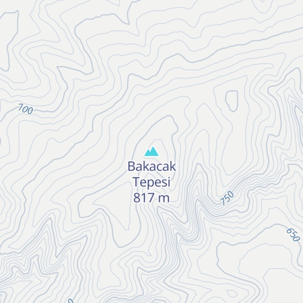 Map of Bakacak Tepesi