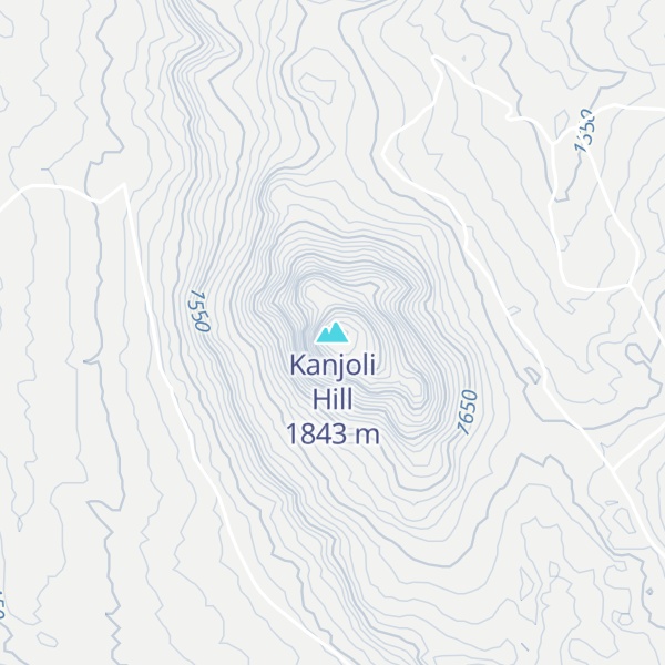 Map of Kanjoli Hill