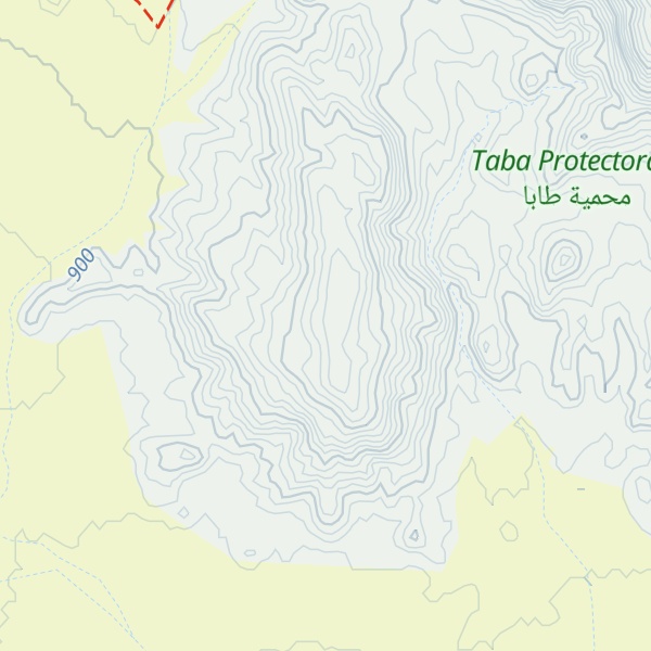 Map of Jebel Dafeidafat
