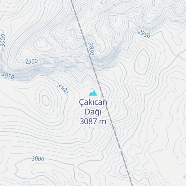 Map of Çakıcan Dağı