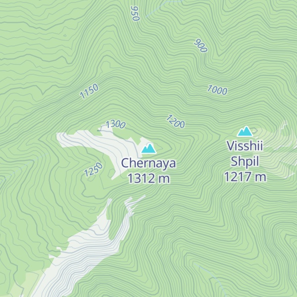 Map of Chernaya