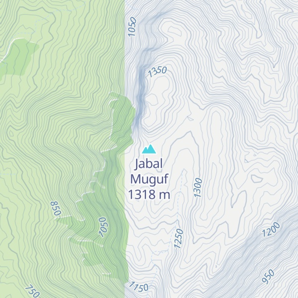 Map of Jabal Muguf