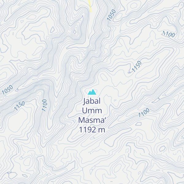 Map of Jabal Umm Masma‘