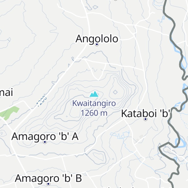 Map of Kwaitangiro