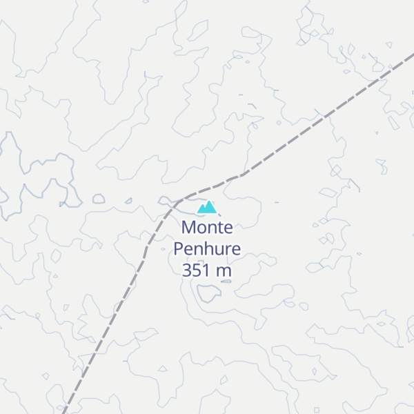 Map of Monte Penhure