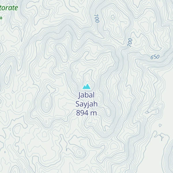 Map of Jabal Sayjah