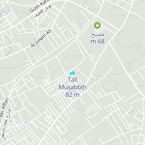 Map of Tall Muşabbiḩ