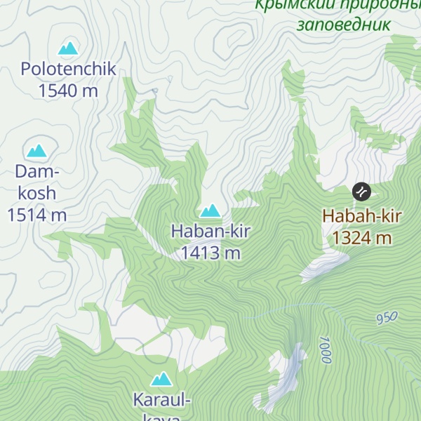 Map of Haban-kir