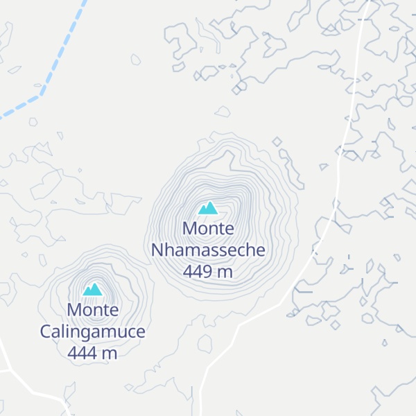 Map of Monte Nhamasseche