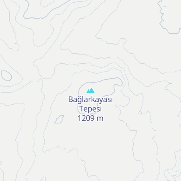 Map of Bağlarkayası Tepesi