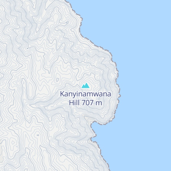 Map of Kanyinamwana Hill
