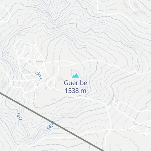 Map of Gueribe