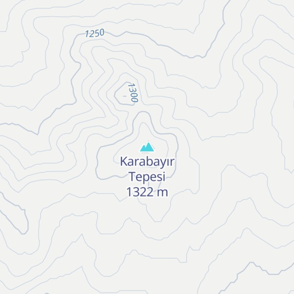 Map of Karabayır Tepesi