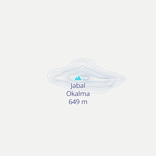 Map of Jabal Okalma