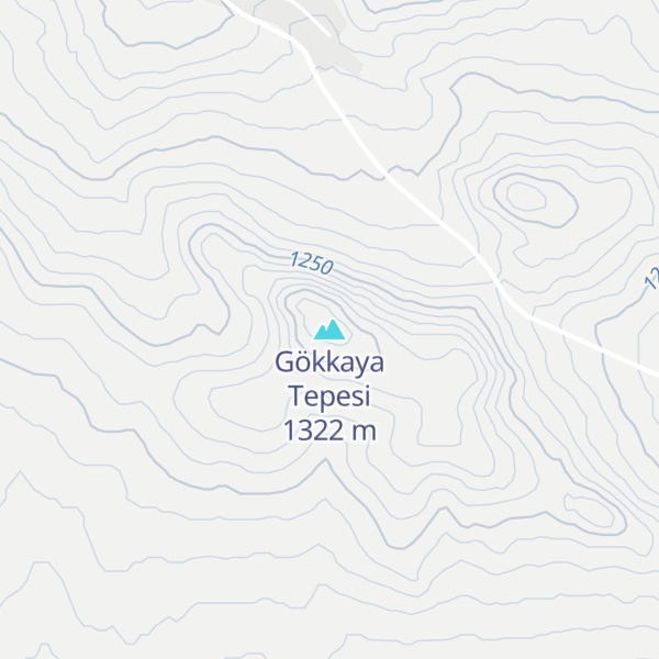 Map of Gökkaya Tepesi