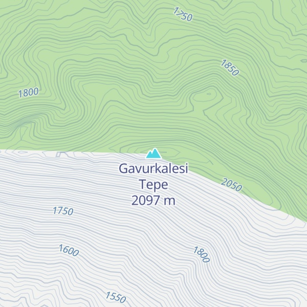Map of Gavurkalesi Tepe