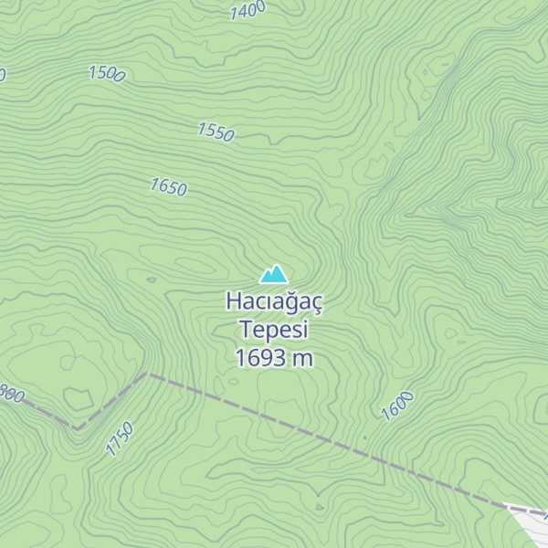 Map of Hacıağaç Tepesi