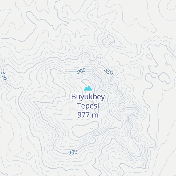 Map of Büyükbey Tepesi