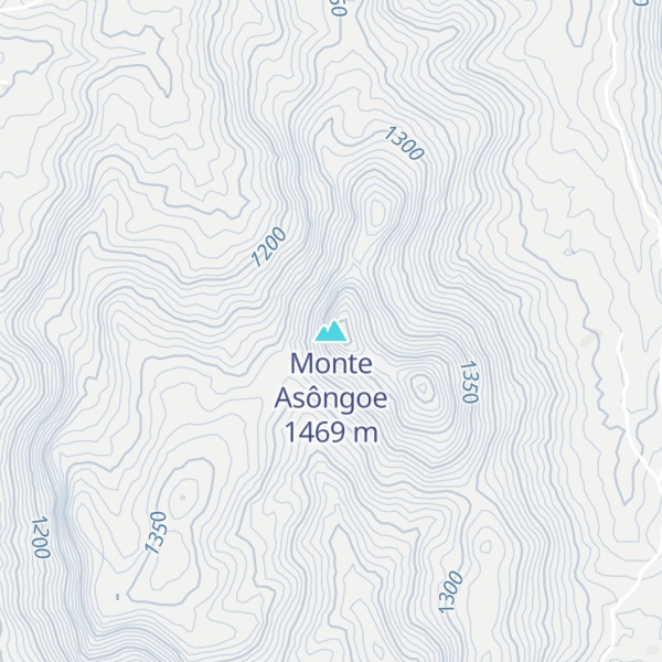 Map of Monte Asôngoe