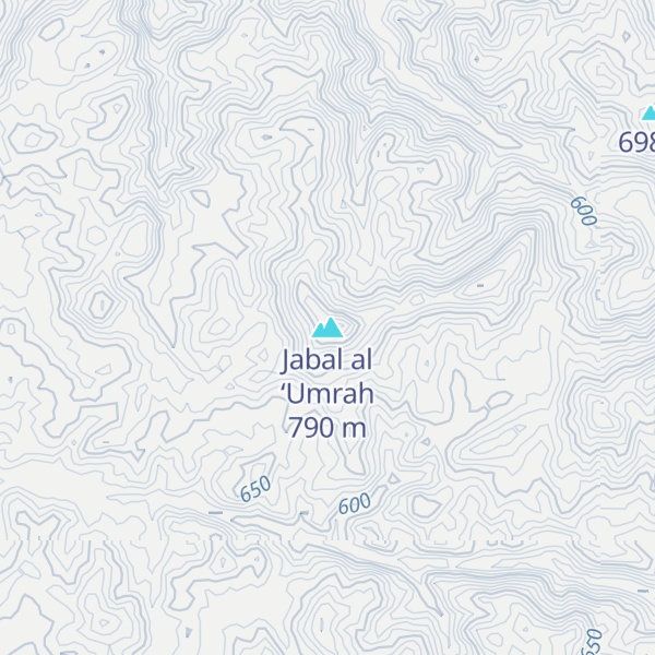 Map of Jabal al ‘Umrah