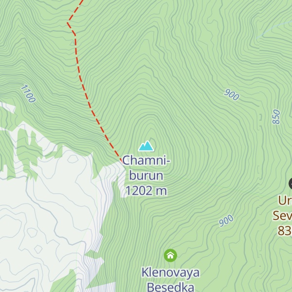 Map of Chamni-burun